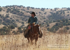 Ranch Guest on Horseback