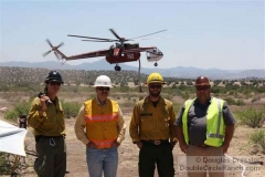 Wallow Fire Fighting Helicopter and Well Operators