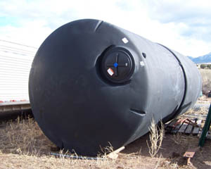 5000 Gallon Poly Water Tank