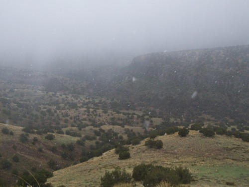 Late Snow on the Dude Ranch