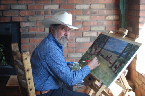 Jerry Deverse Painting Western Art