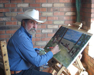 Jerry Deverse Painting Western Art