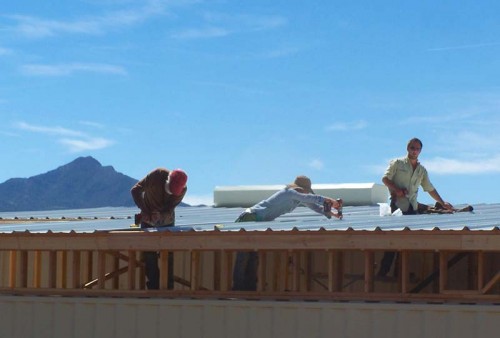 Putting a Roof on the Ranch Shop Building