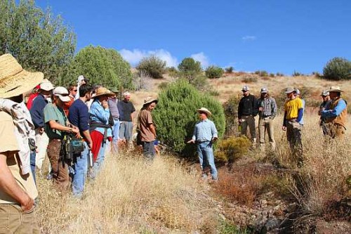 Participants in an Erosion Control Workshop