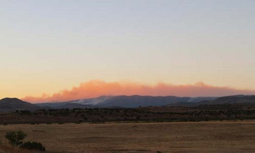 Wallow Fire on the Mogollon Rim