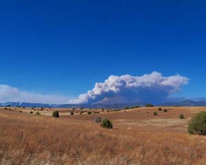 Wallow Fire to the North Billowing Smoke June 7