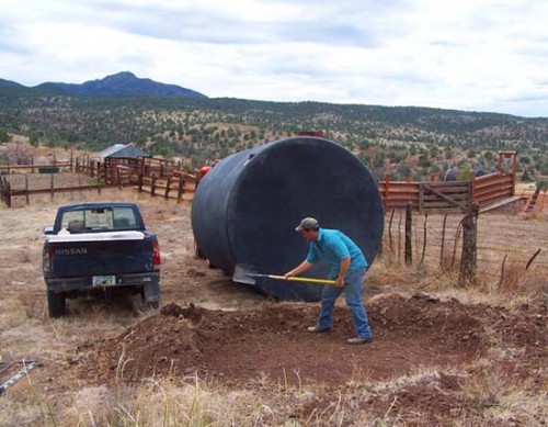 Preparing to Install a Water Tank