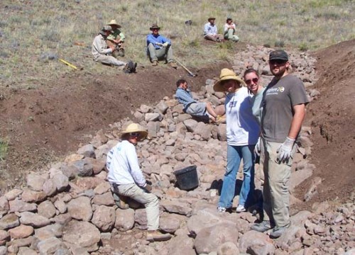 Erosion Control Structure in the Making