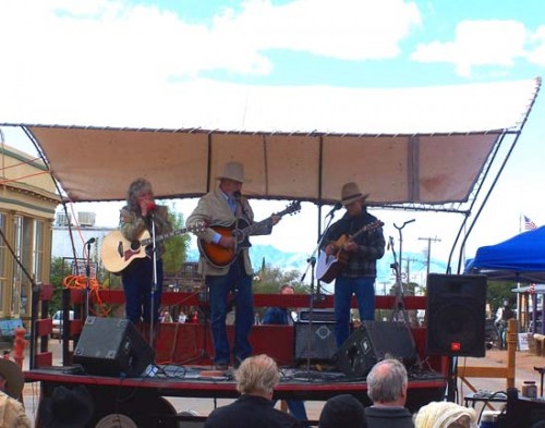 Live Cowboy music in downtown Tombstone