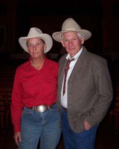 Wilma and Don Edwards at Tombstone Cowboy Music Festival