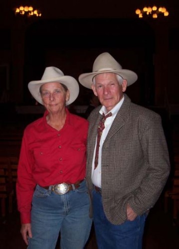 Wilma and Don Edwards at Tombstone Cowboy Music Festival