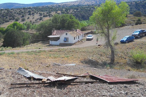 Moore House after an Arizona Windstorm