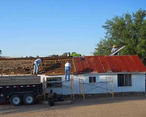 Repairing the Cabin Roof